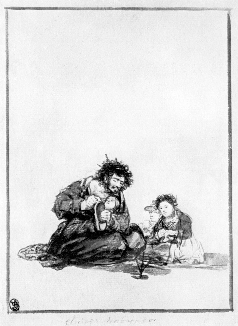Goya, Der blinde Arbeiter